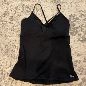 Alo Yoga Black Tank Top
